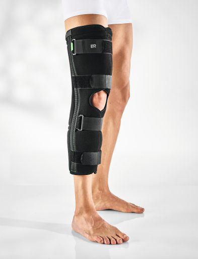 L&R Cellacare® Genucast 0° Classic knieorthese voor immobilisatie van de knie met zachte vulling